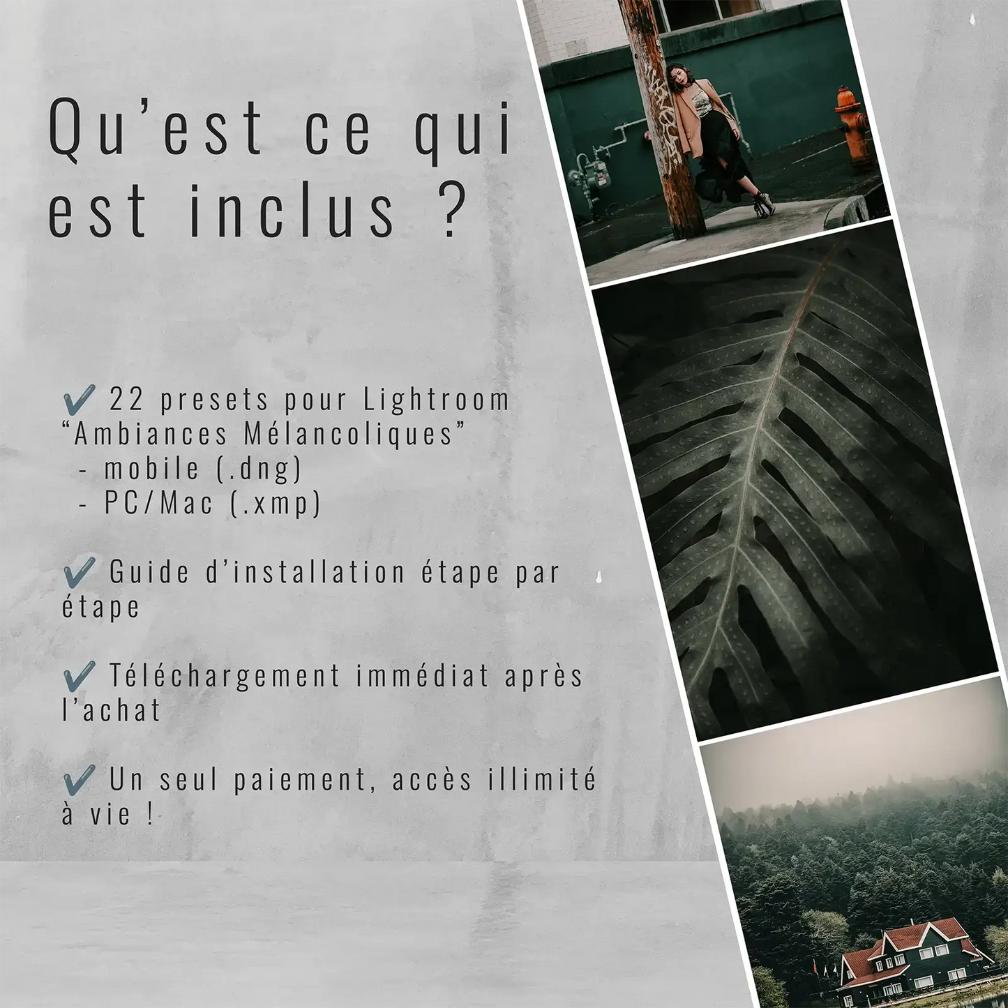 Ambiances Mélancoliques - Presets Lightroom PC/Mac & Mobiles - LightroomPresets.cyou (3)