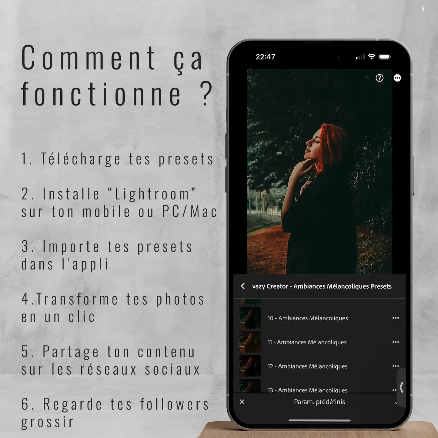 Ambiances Mélancoliques - Presets Lightroom PC/Mac & Mobiles - LightroomPresets.cyou (4)