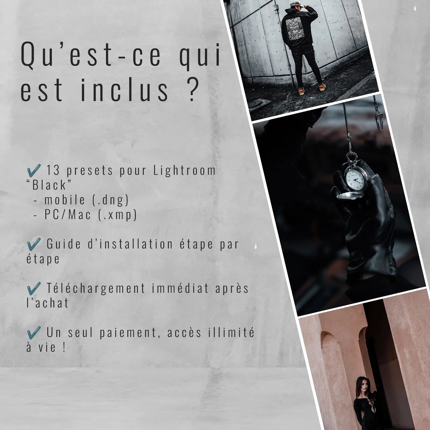 Black - Presets Lightroom PC/Mac & Mobiles - LightroomPresets.cyou (3)
