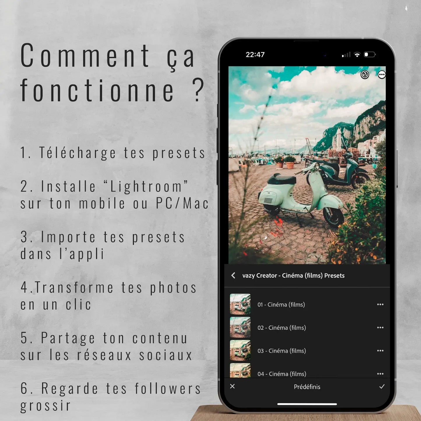 Cinema (films) - Presets Lightroom PC/Mac & Mobiles - LightroomPresets.cyou (4)