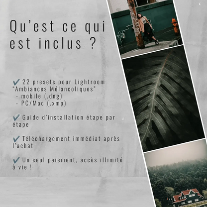 Ambiances Mélancoliques - Presets Lightroom PC/Mac & Mobiles - LightroomPresets.cyou (3)